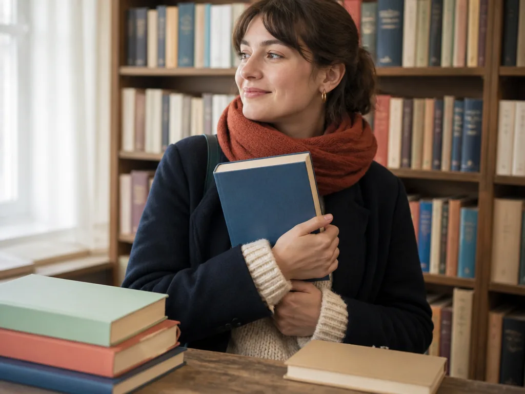 Portes ouvertes sur des rangées de livres, une tentation démoniaque au seuil
